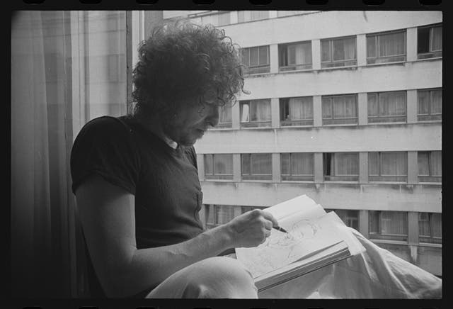 <p>Dylan has drawn since his childhood in Duluth, Minnesota</p>