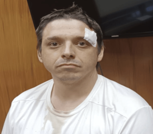 <p>Lucas Stowe, 37, has been charged with second-degree murder after he allegedly ran over and killed his father, Luther Stowe, 64, over a dispute about a restaurant bill</p>