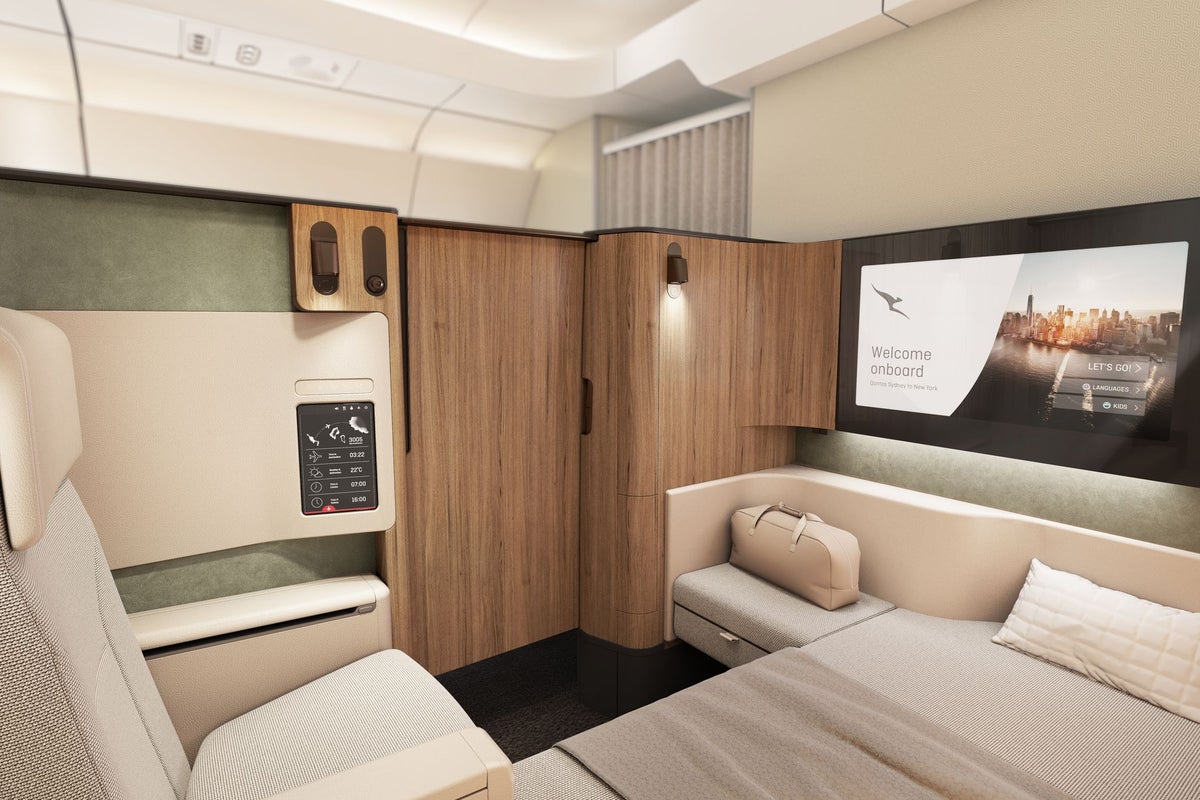 The seats passengers will use for the 20-hour flight that will become the world’s longest
