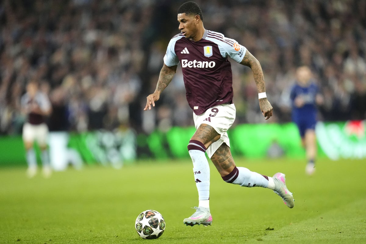 Unai Emery optimistic about Marcus Rashford's return before Aston Villa's season end