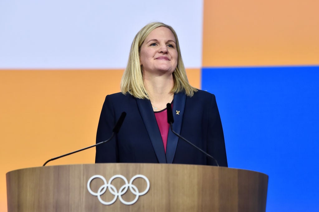 Kirsty Coventry spoke about the importance of a "level playing field" in women's sport in the run-up to her election