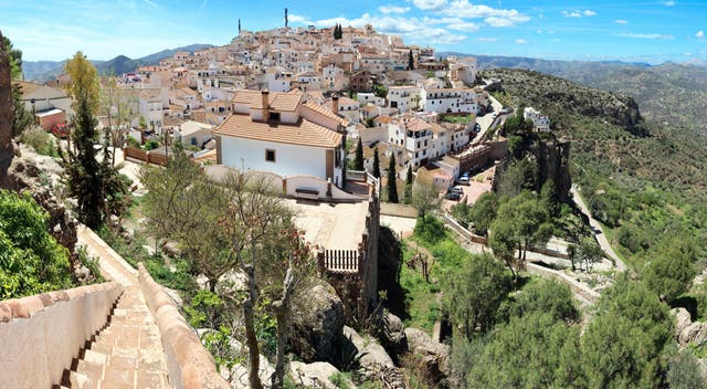 <p>The white village of Comares in Andalusia, Spain</p>