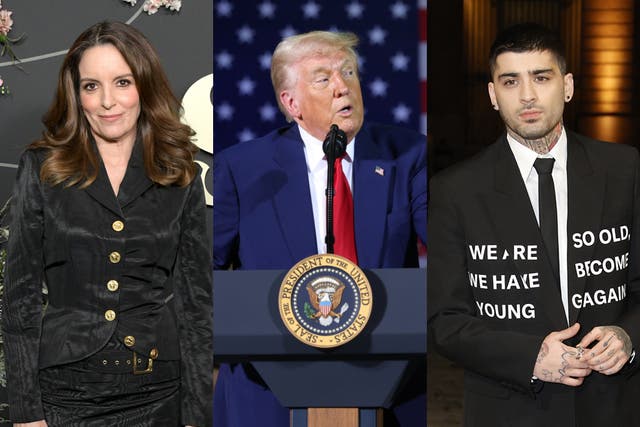 <p>Donald Trump, Tina Fey, and Zayn Malik are among the list of celebrities thought to be banned from the Met Gala</p>