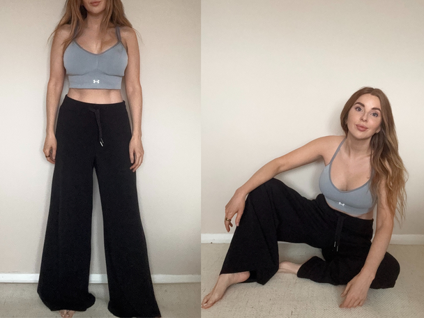 spanx wide leg airism yoga pants