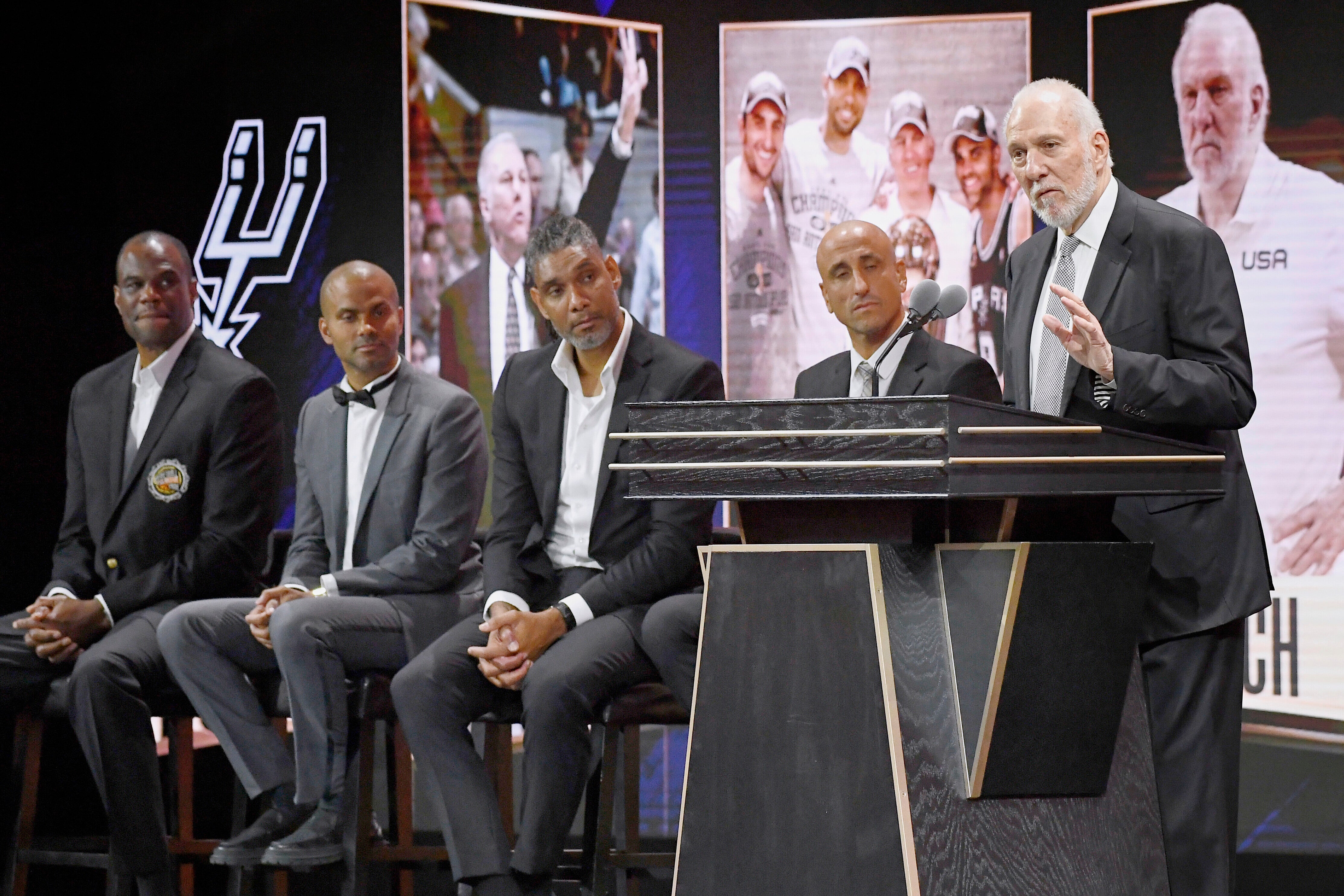 Spurs Popovich Basketball