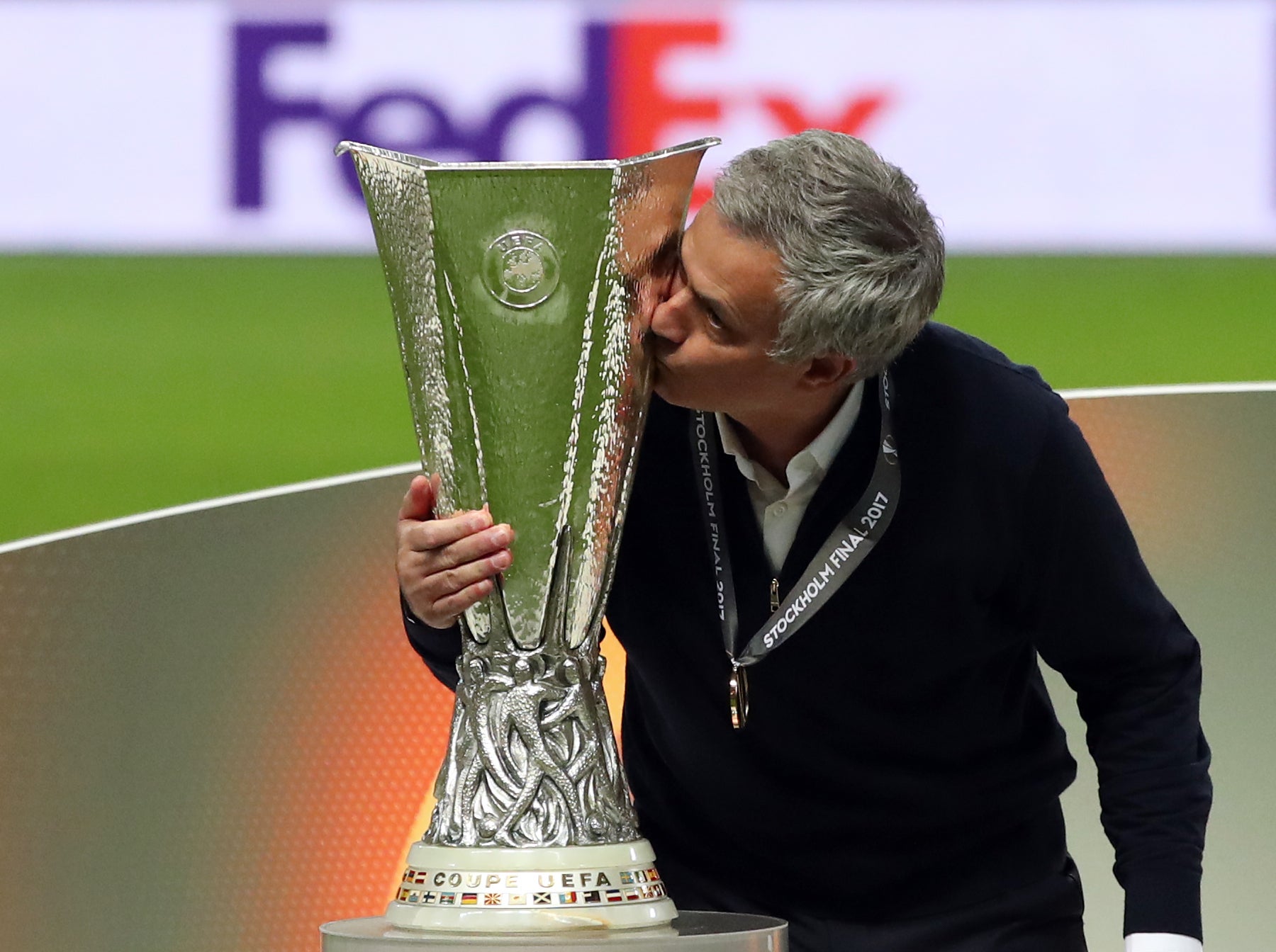 Jose Mourinho oversaw United's Europa League win in 2017