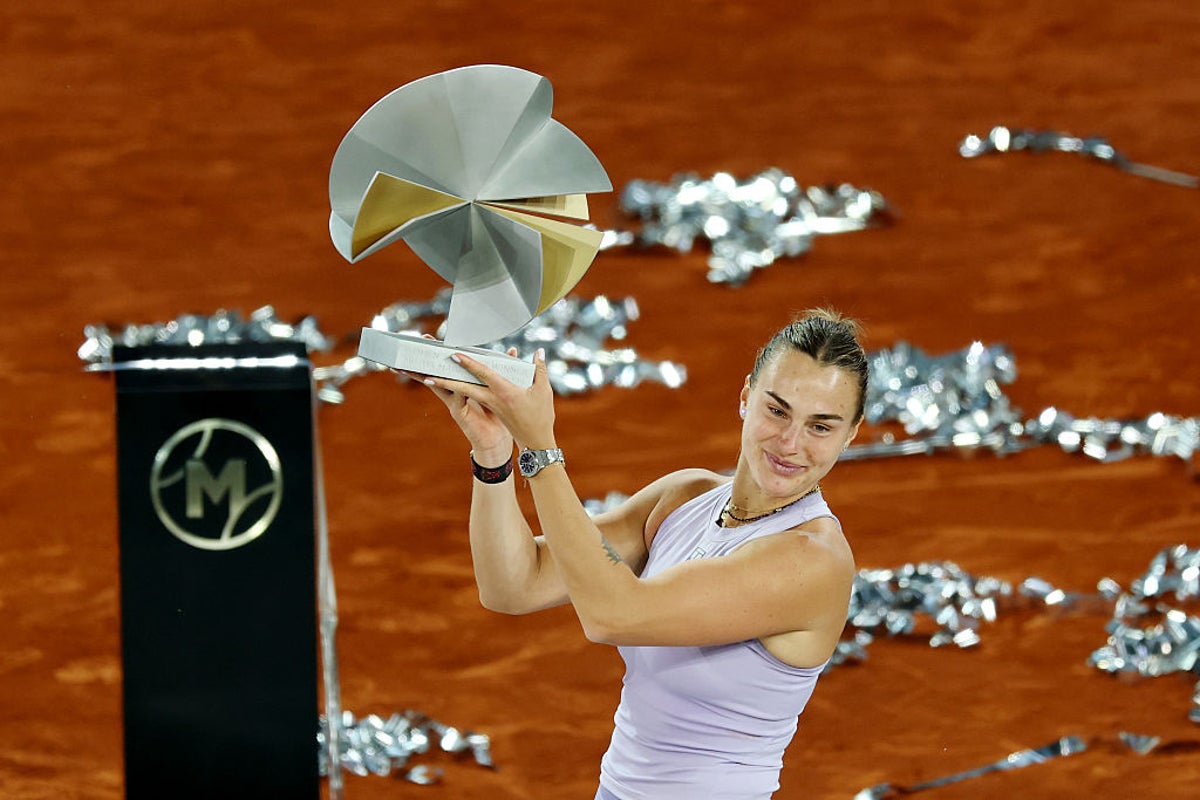 Aryna Sabalenka holds off Coco Gauff comeback to win third Madrid Open title Aryna Sabalenka holds off Coco Gauff comeback to win third Madrid Open title