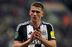 Newcastle boss Eddie Howe relishing return of injury-hit defender Sven Botman