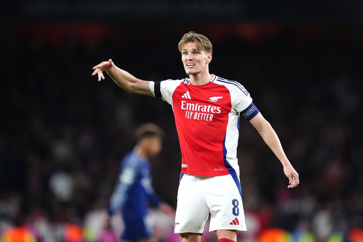 Martin Odegaard urges Arsenal to get ready for ‘massive game’ against PSG