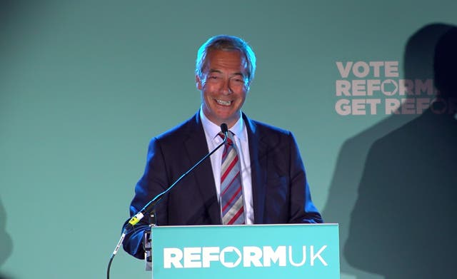<p>Nigel Farage (PA)</p>