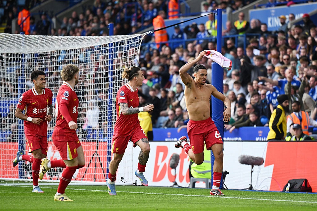 Alexander-Arnold gave the Liverpool fans one last memorable moment with his winner at Leicester