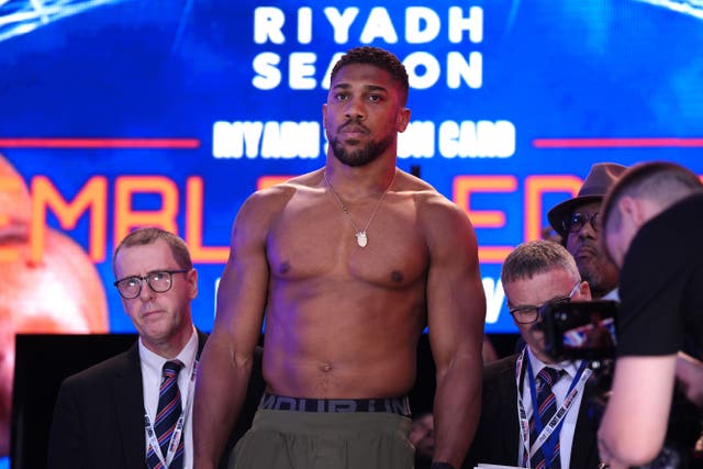 Anthony Joshua will undergo elbow surgery this month (Bradley Collyer/PA)