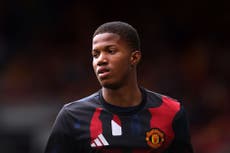 Manchester United name their youngest line-up in Premier League history