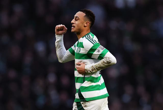 <p>Adam Idah equalised at Ibrox</p>