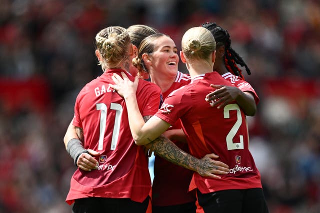 <p>Manchester United secured their place in next season's Women's Champions League with a draw at Old Trafford</p>