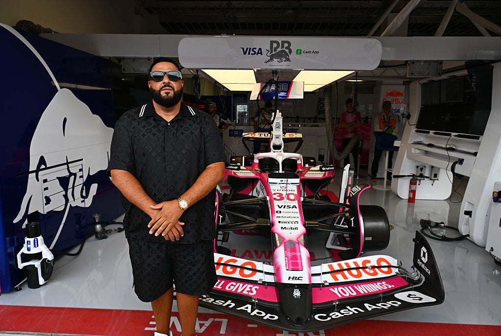 DJ Khaled is at the Miami GP
