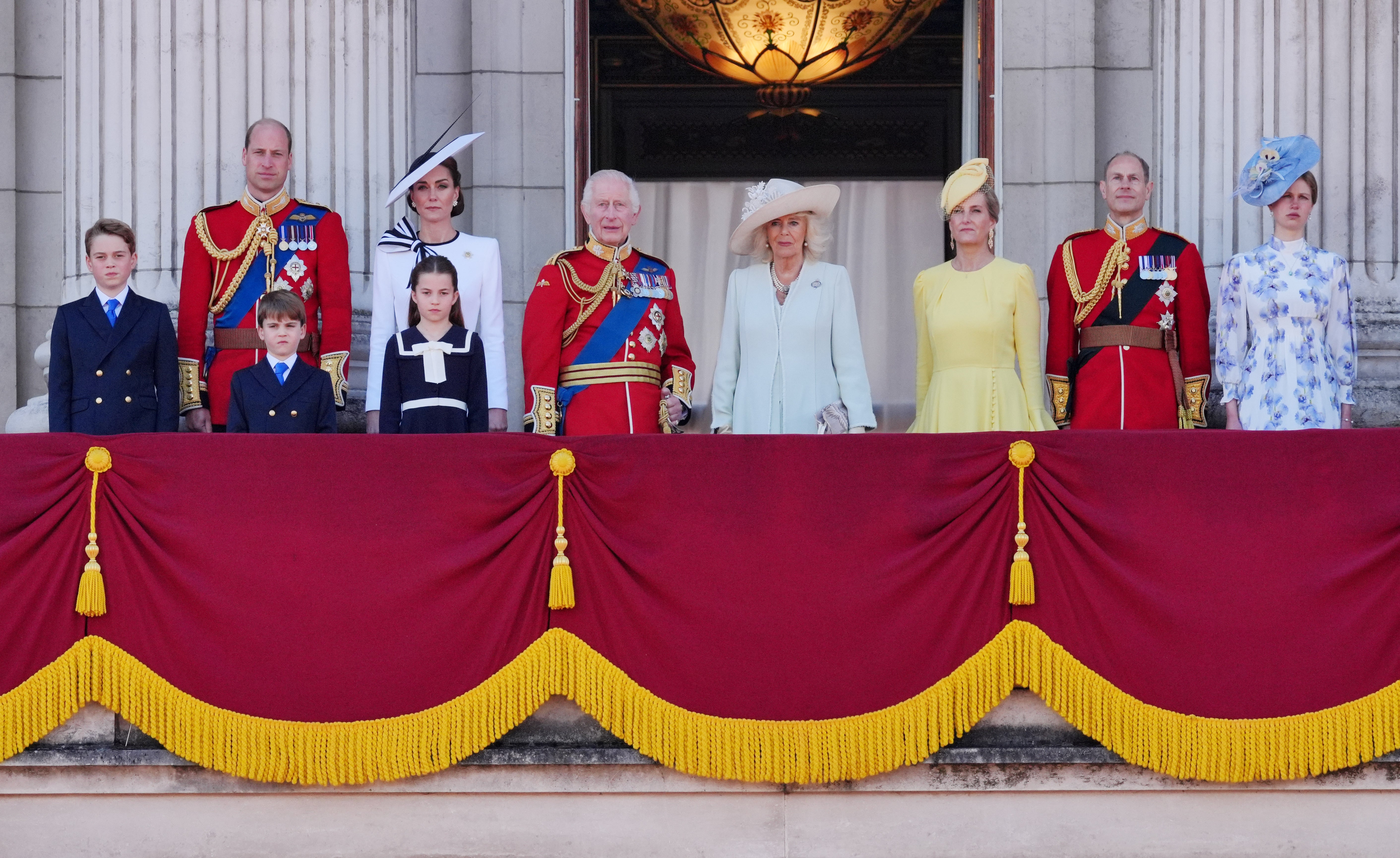 <p>Members of the royal family are expected to appear on the Buckingham Palace balcony to watch the RAF flypast</p>