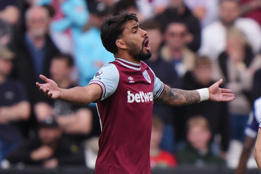 Lucas Paqueta estava chorando durante o empate do West Ham com o Spurs no último termo