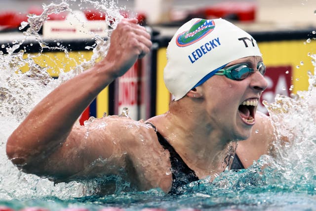 <p>Katie Ledecky proved her remarkable longevity again</p>