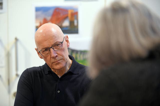 First Minister John Swinney will make clear his views on a bid to legalise assisted dying for terminally ill Scots later this week. (Michael Boyd/PA)