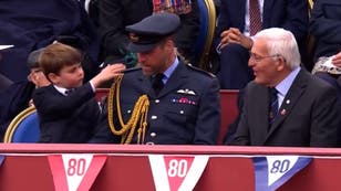 Watch: Prince Louis steals show on VE Day