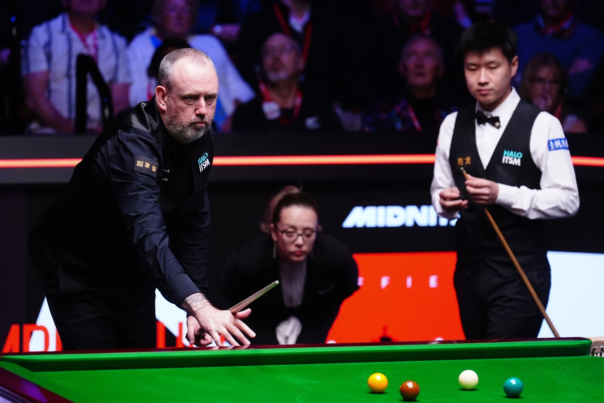 Mark Williams v Zhao Xintong LIVE: Sublime Zhao edging closer to historic World Snooker Championship final win