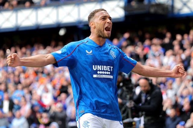 Cyriel Dessers scored his 47th Rangers goal on Sunday (Steve Welsh/PA)
