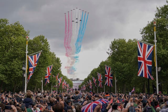 APTOPIX Britain VE Day Parade