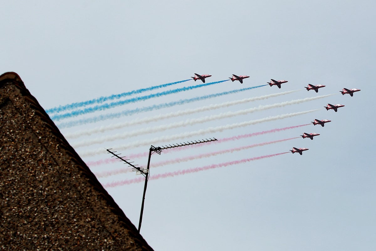 Watch VE Day live: Red Arrows to fly over London to mark 80th anniversary