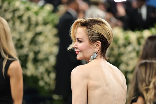 <p>Nicole Kidman debuted a new hairdo on the Met Gala red carpet</p>