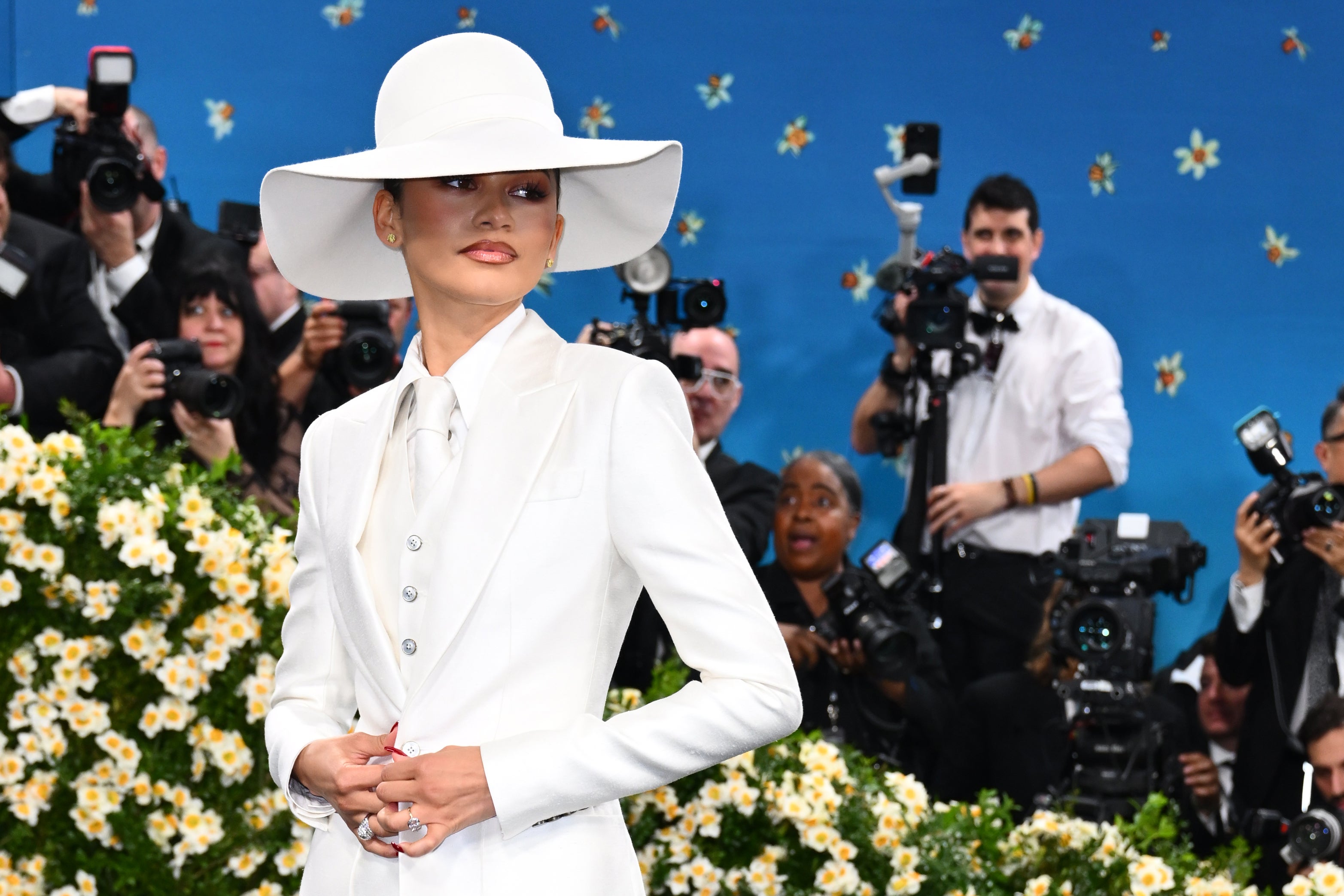 Zendaya attending the Metropolitan Museum of Art Costume Institute Benefit Gala in custom Louis Vuitton (Matt Crossick/PA)