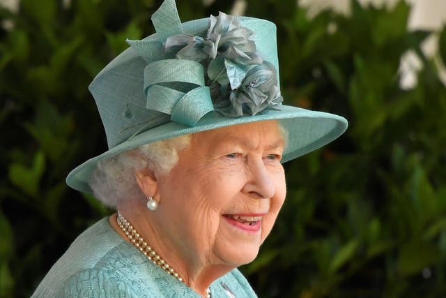 Queen Elizabeth II at Windsor Castle during lockdown in 2020 (Toby Melville/PA)