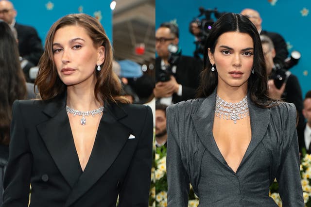 <p>Kendall Jenner and Hailey Bieber are among the many stars in questionable outfits at the 2025 Met Gala</p>