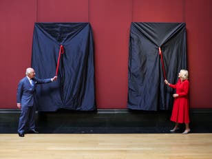 King and Queen unveil new Coronation portraits