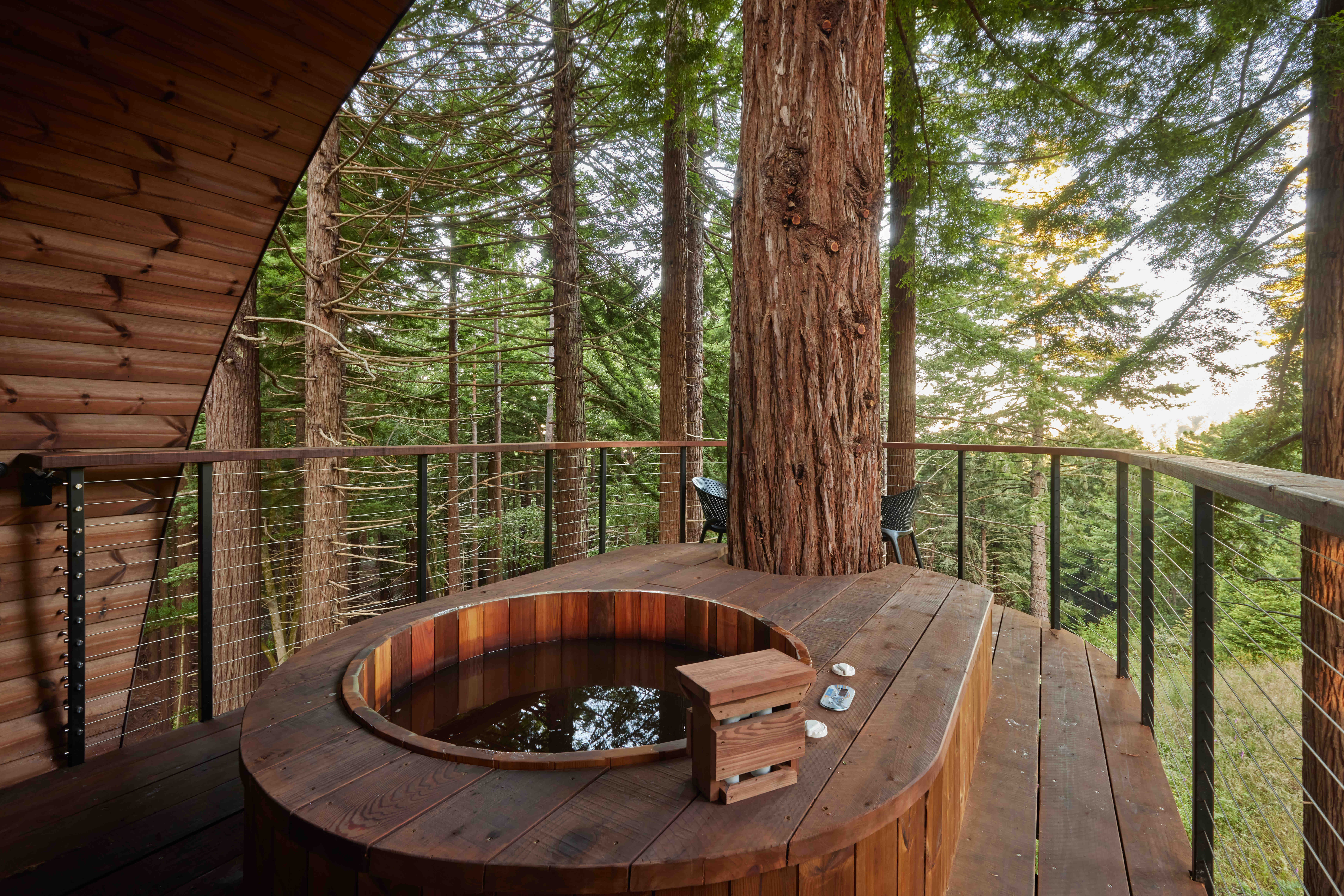 One reviewer describes the treehouse as the 'perfect escape'