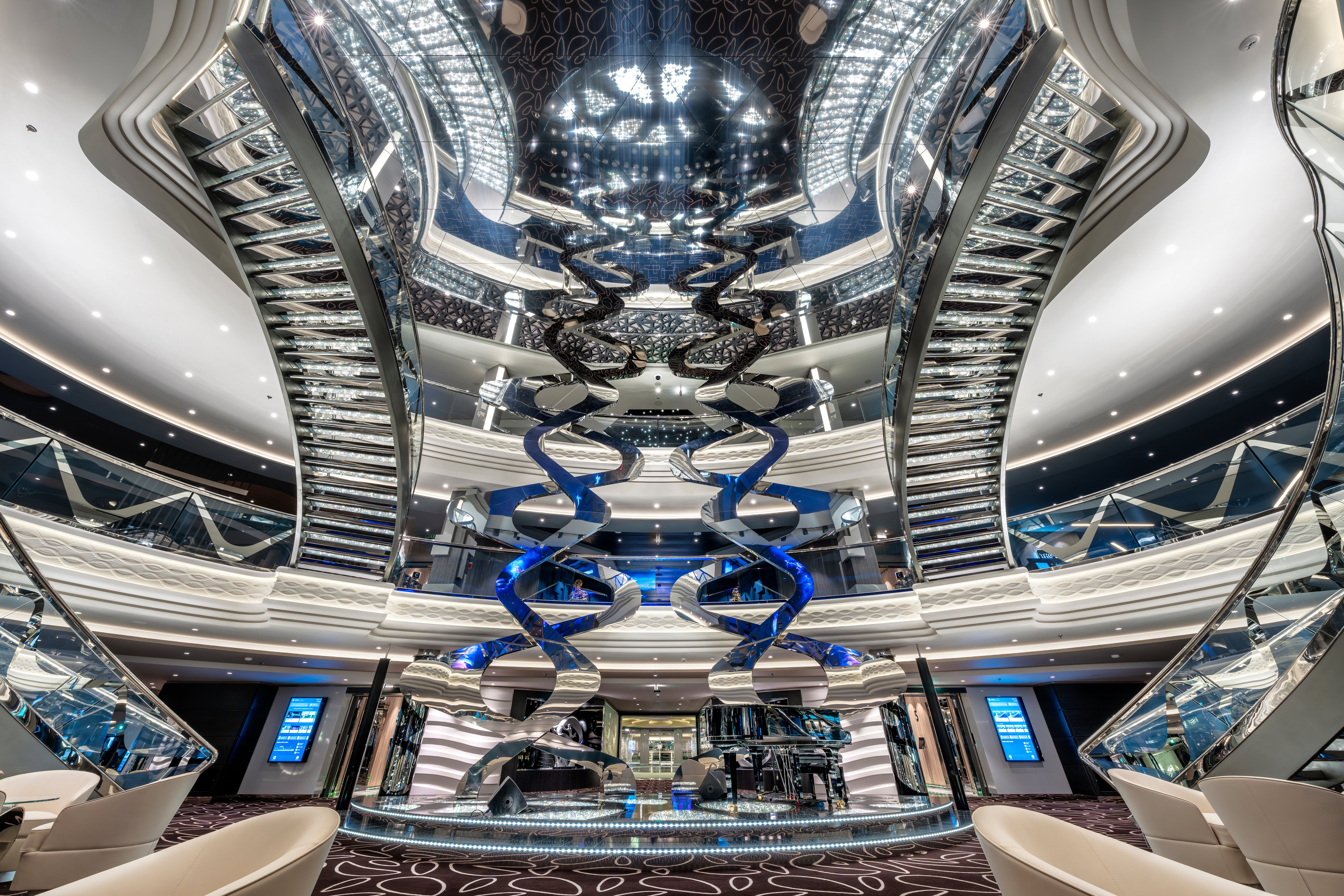 Relax among the sparkling stairs MSC euribi