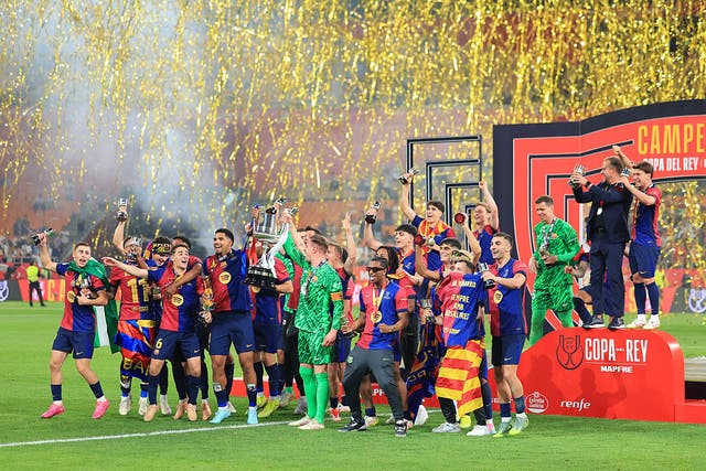 <p>Barcelona are closing in on a domestic double</p>