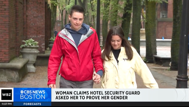 <p>Ansley Baker (left) and Liz Victor were asked to leave the Liberty Hotel in Boston over the weekend over the bathroom incident   </p>