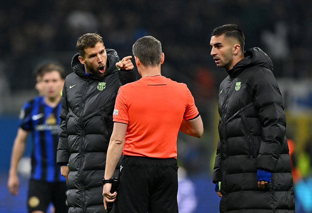 Inigo Martinez reacted angrily after the defeat to Inter