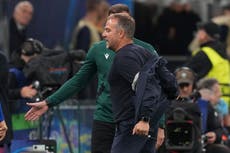 Hansi Flick criticises referee after Barcelona defeat: ‘Every 50/50 decision was for them’