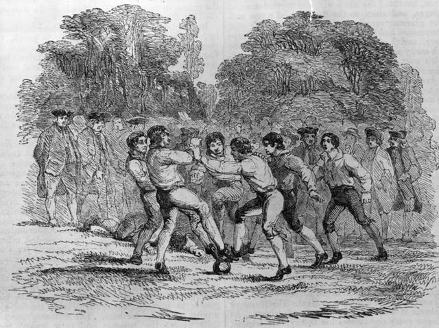 <p>Football in 18th century</p>