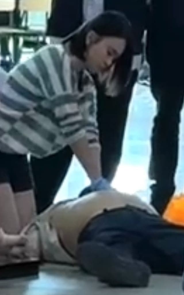 <p>Woman saves man's life at Malaysia airport by performing CPR</p>