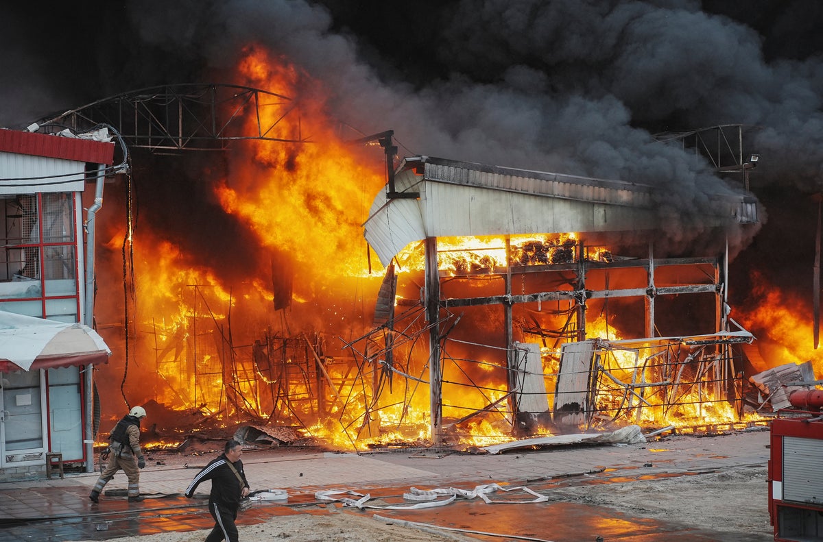 Ukraine-Russia war latest: Kharkiv hit by Russian strike hours after Moscow airports closed by drone attack