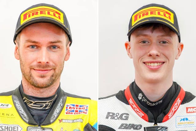 <p>Shane Richardson and Owen Jenner (right) died after the incident in the British Superbike Championship</p>