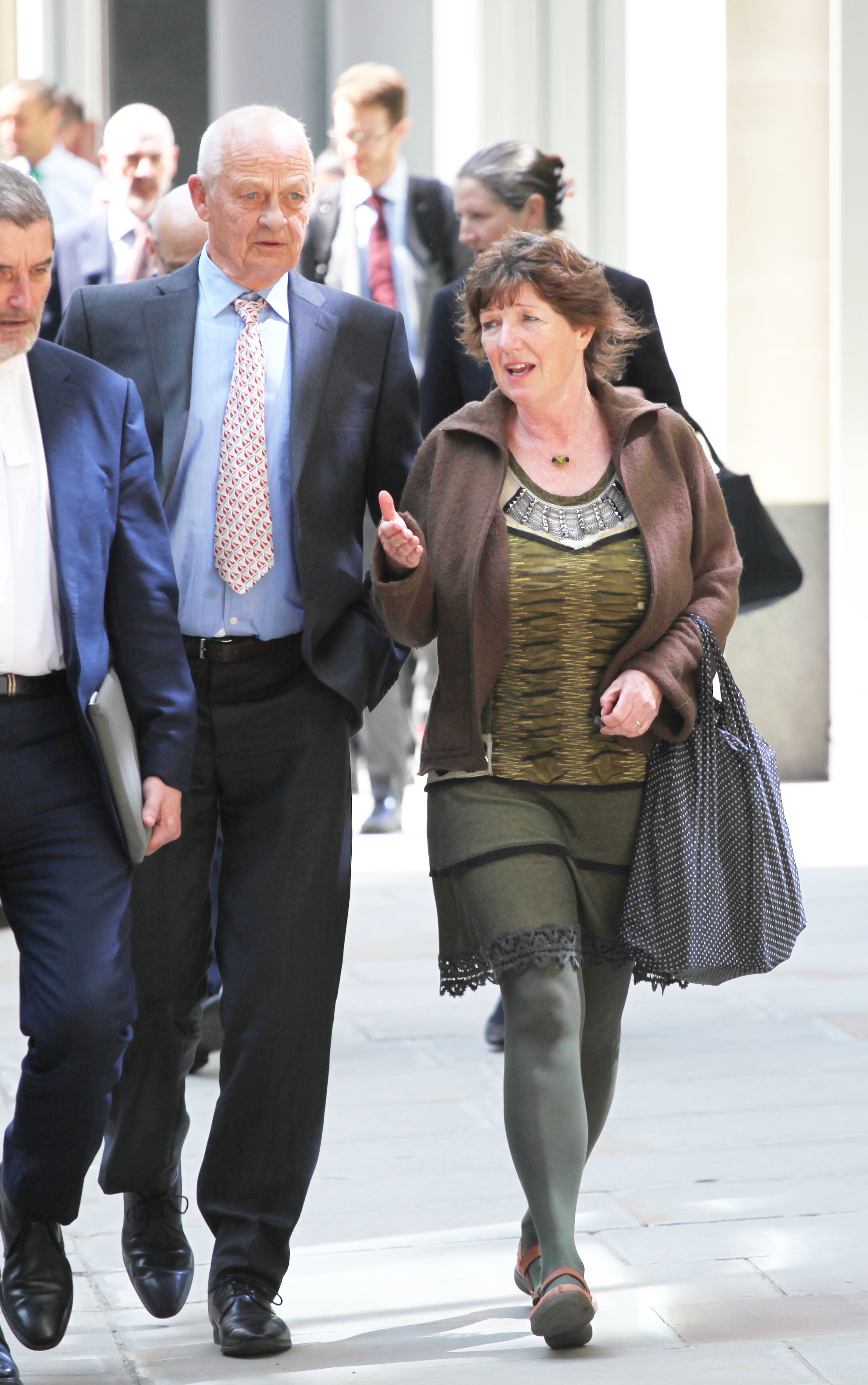 Helen Faber and her partner Dominic Miles