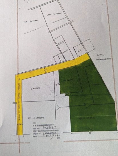 The plans for the cottage