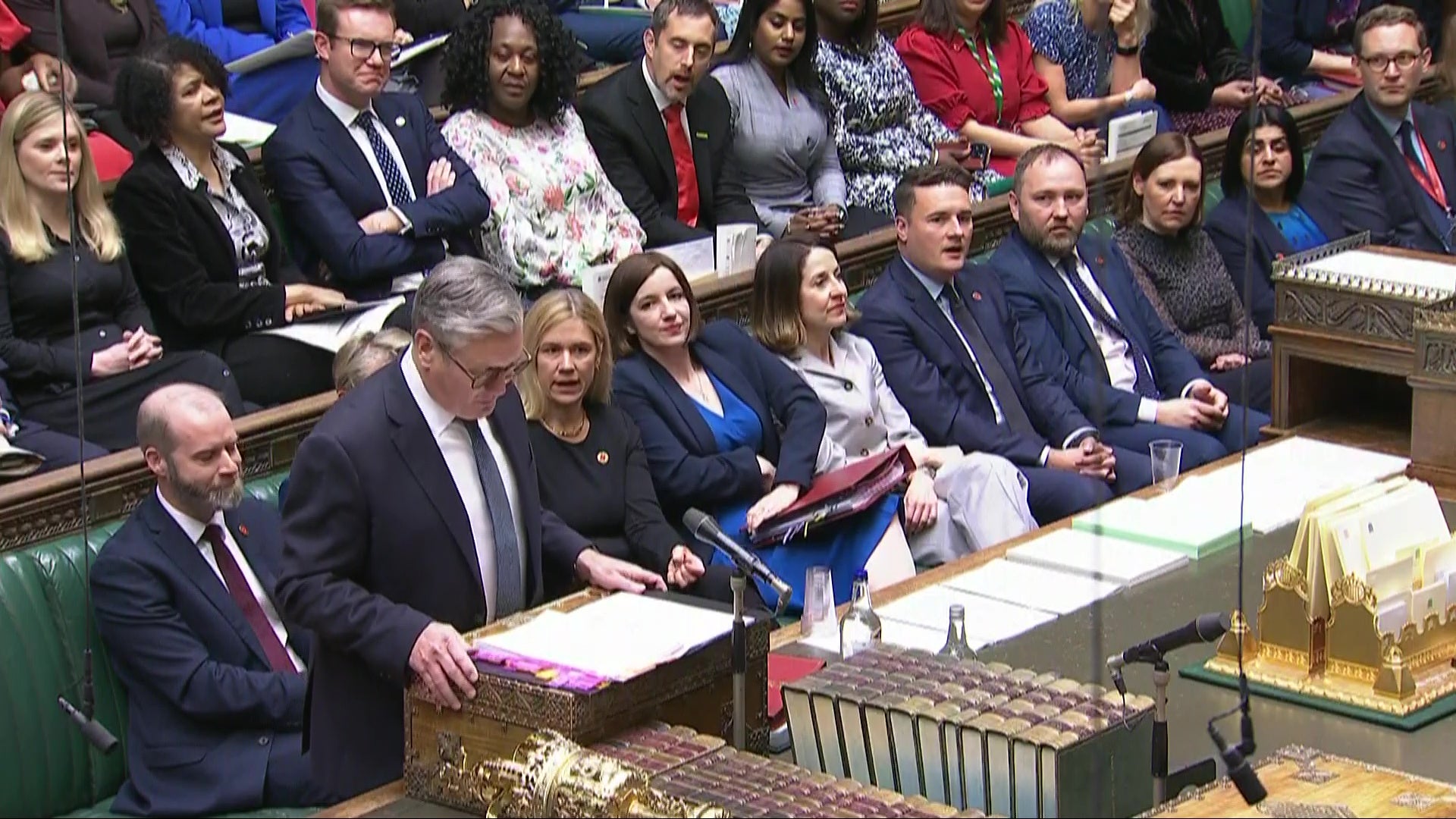 Sir Ed asks if Sir Keir Starmer agrees that if you ‘pick a fight with James Bond, Bridget Jones and Paddington Bear you will lose?’