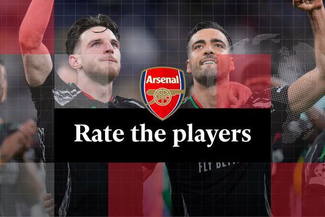 <p>Rate the Arsenal players following their second leg semi-final against PSG</p>