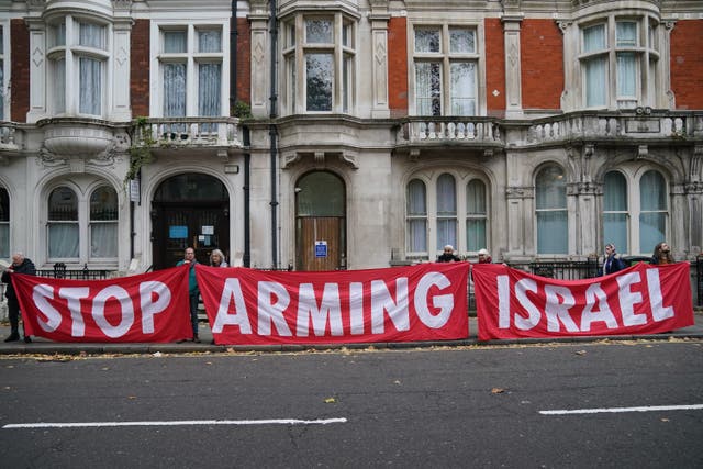 Sir Keir Starmer has been warned he may be the Prime Minister ‘to see Britain answer at The Hague’ for being ‘complicit in war crimes’ in Gaza (PA)