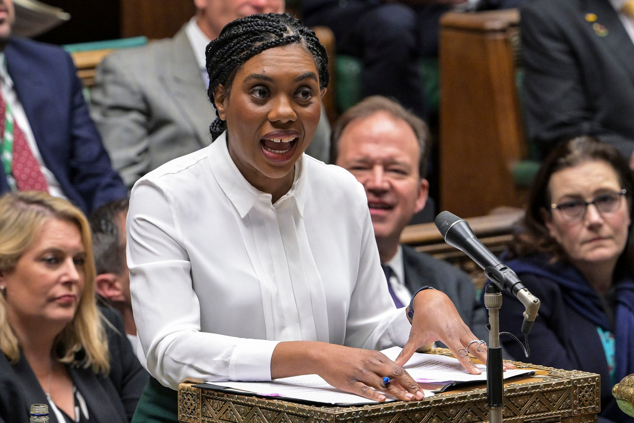 <p>Kemi Badenoch, current leader of the opposition</p>